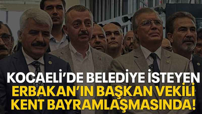 Kocaeli’de belediye isteyen Erbakan’ın başkan vekili kent bayramlaşmasında!